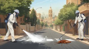 مكافحة الصراصير في المهندسين